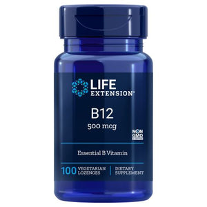 Life Extension, Vitamin B12, 500 mcg, 100 lozenges