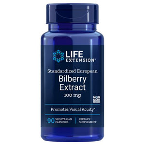 Life Extension, Bilberry Extract, 100 MG, 90 Veg Caps