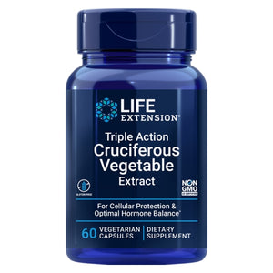 Life Extension, Triple Action Cruciferous Vegetable Extract, 60 vcaps