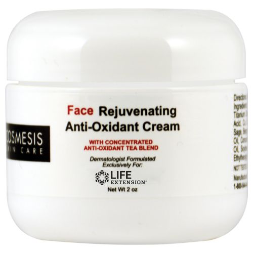 Life Extension, Face Rejuvenating Anti-Oxidant Cream, 2 oz