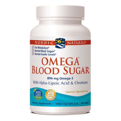 Nordic Naturals, Omega Blood Sugar, 1000 mg, 60 softgels