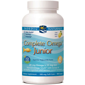 Nordic Naturals, Complete Omega Junior, 500 mg, 180 ct