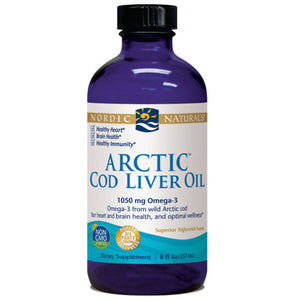 Nordic Naturals, Arctic Cod Liver Oil, Unflavored 8 oz