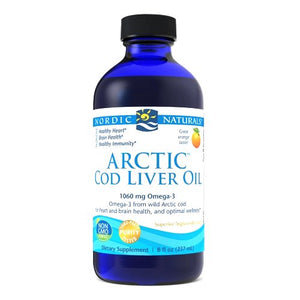 Nordic Naturals, Arctic Cod Liver Oil, Orange 8 oz