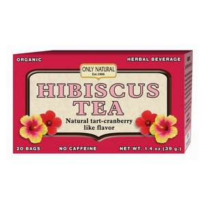 Only Natural, Hibiscus Tea, 20 bags