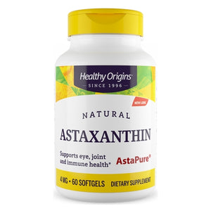Healthy Origins, Astaxanthin, 4 mg, 60 Soft Gels