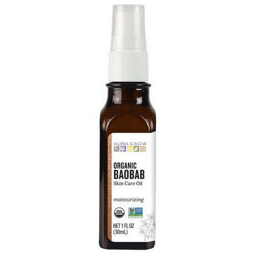 Aura Cacia, Organic Skincare Oil, Baobab 1 oz