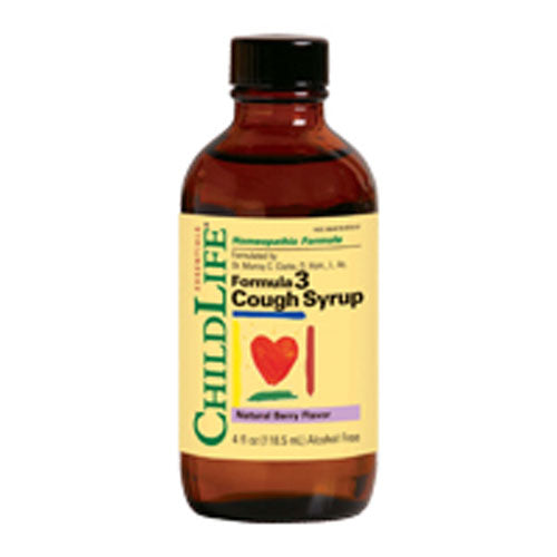 Child Life Essentials, Formula 3 Cough Syrup, 4 oz