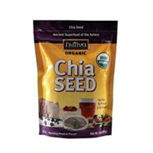 Nutiva, Organic Chia Seeds, Ground 12 oz