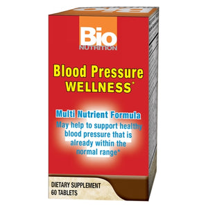 Bio Nutrition Inc, Blood Pressure Wellness, 60 tabs