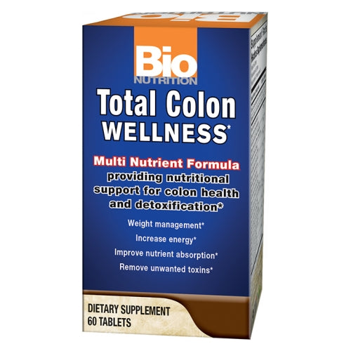 Bio Nutrition Inc, Total Colon Wellness, 60 tabs