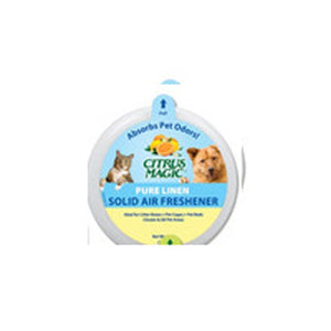Citrus Magic, Solid Air Freshener Absorbs Pet Odors, Pure Linen 20 oz
