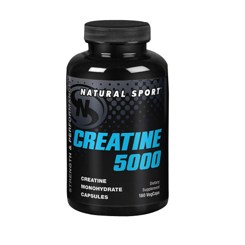 Natural Sport, Creatine 5000, 180 ct vcaps
