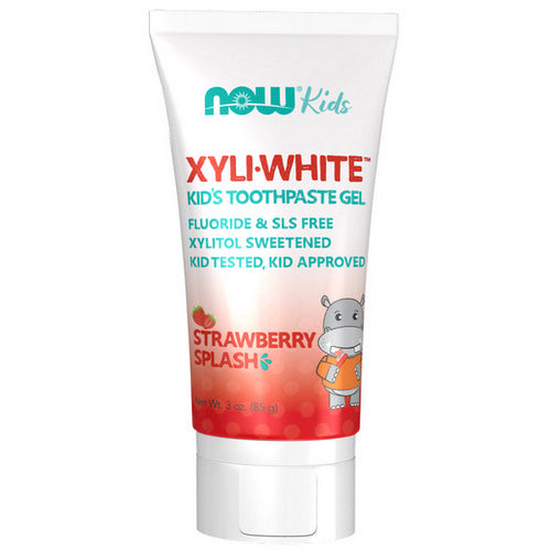 Now Foods, XyliWhite Kids Toothpaste Gel, Strawberry Splash 3 oz