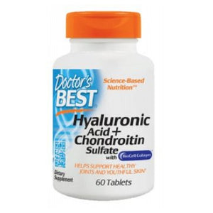 Doctors Best, Hyaluronic Acid with Chondroitin Sulfate, 60 Tabs