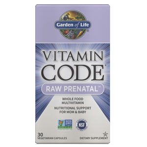 Vitamin Code  RAW Prenatal 30 caps by Garden of Life