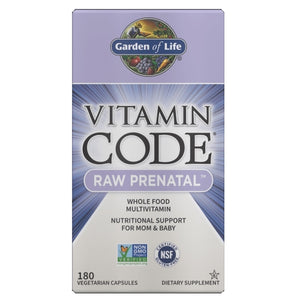 Vitamin Code  RAW Prenatal 180 vcaps by Garden of Life