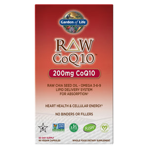 RAW CoQ10 60 vcaps by Garden of Life