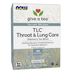 Now Foods, TLC Throat and Lung care Tea, 24 Bags