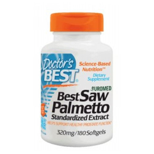 Doctors Best, Best Saw Palmetto, 320 mg, 180 SoftGels