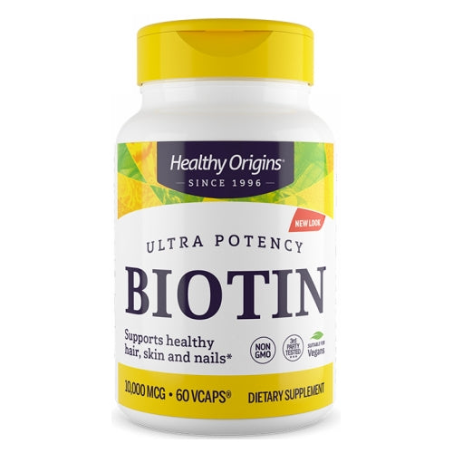Healthy Origins, Biotin, 5,000 MG, 60 Veg Caps