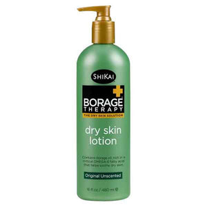 Shikai, Borage Therapy Dry Skin Lotion Original Unscented, 16 oz