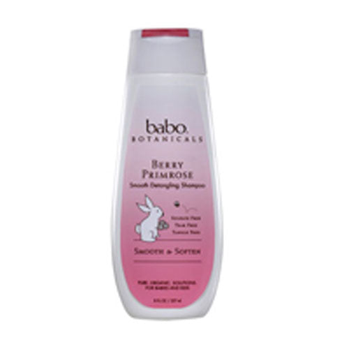 Babo Botanicals, Berry Primrose Smooth Detangling Shampoo, 8 oz