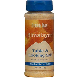 Aloha Bay, Himalayan Crystal Table and Cooking Salt In Fine Dispenser, 6 oz