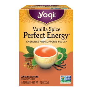 Vanilla Spice Perfect Energy 16 bags, 1.12 oz (32 g) by Yogi