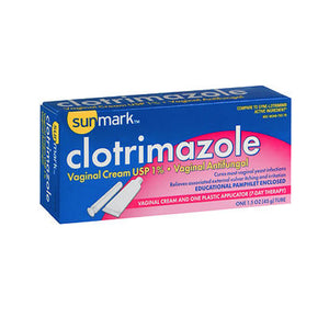 Sunmark, Clotrimazole Vaginal Antifungal Cream, Count of 1