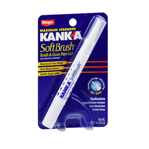 Kank-A, Kank-A Soft Brush Tooth/Mouth Pain Gel Professional Strength, 0.07 oz