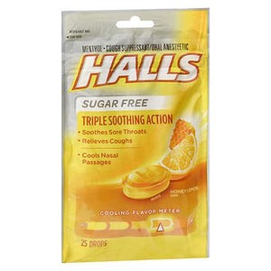 Halls, Halls Mentho-Lyptus Cough Drops Sugar Free, Count of 1