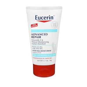 Eucerin, Eucerin Advanced Repair Light Feel Hand Creme, 2.7 oz
