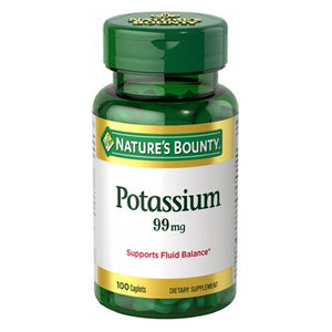Nature's Bounty, Nature's Bounty Potassium, 99 mg, 100 Caplets