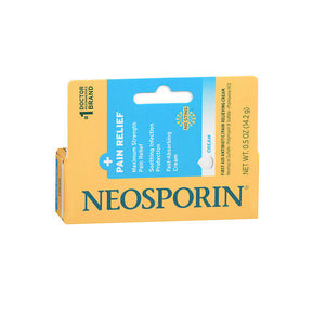 Neosporin, Neosporin + Pain Relief Cream Maximum Strength, 0.5 oz