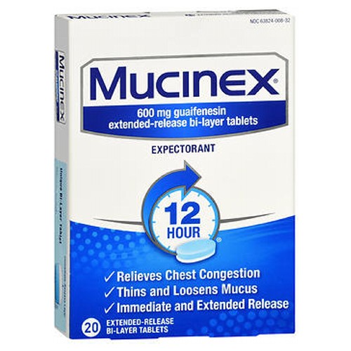 Mucinex, Mucinex Extended-Release, Count of 20