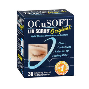 Ocusoft, Ocusoft Lid Scrub Eyelid Cleanser Pre-Moistened Pads Original Formula, Count of 1
