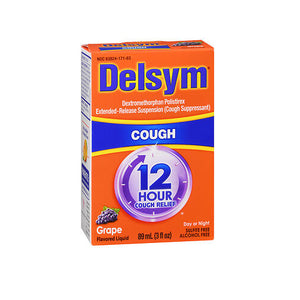 Delsym, Delsym Adult 12 Hour Cough Relief, Grape 3 oz