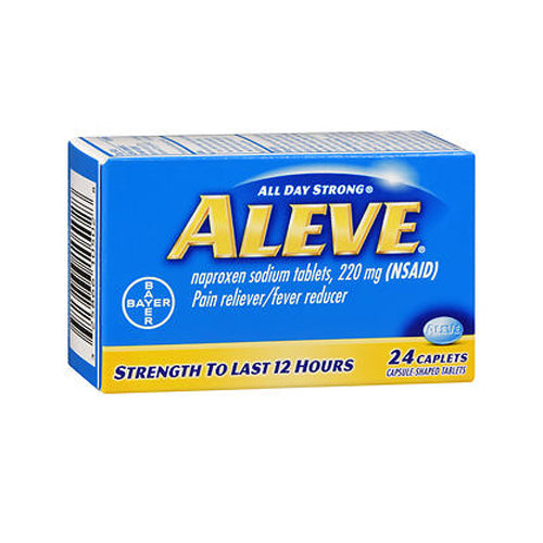 Aleve, Aleve All Day Strong Pain Reliever And Fever Reducer, 220 mg, 24 Caplets