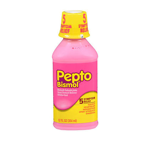 Pepto-Bismol, Pepto-Bismol Upset Stomach Reliever Antidiarrheal, Original 12 oz