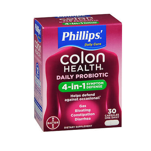 Phillips, Phillips Colon Health Capsules, 30 caps