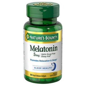 Nature's Bounty, Nature's Bounty Super Strength Melatonin, 5 mg, Count of 1