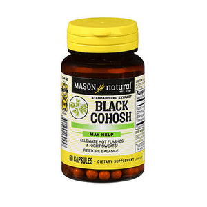 Mason, Mason Natural Black Cohosh Hot Flash Relief, 40 mg, 60 caps