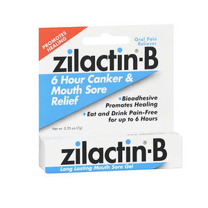 Zilactin, Blairex Zilactin-B Mouth Sore Gel, 0.25 oz