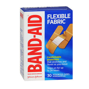 Band-Aid, Band-Aid Flexible Fabric Bandages Assorted, Count of 1