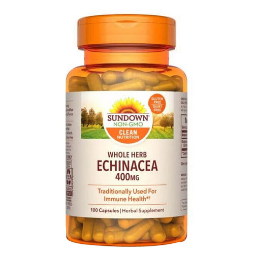 Sundown Naturals, Sundown Naturals Echinacea, 400 mg, 100 caps