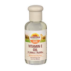 Sundown Naturals, Sundown Naturals Vitamin E Oil, 70000 IU, 2.5 oz