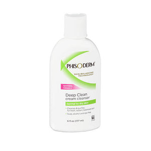 Mentholatum, Phisoderm Deep Cleaning Cream, Normal to Dry 6 oz