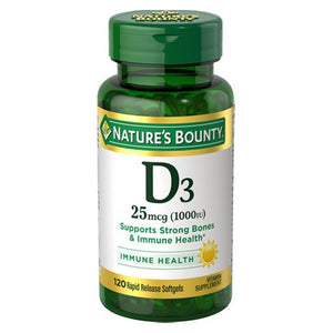 Nature's Bounty, Nature's Bounty Vitamin D, 1000 IU, Count of 1