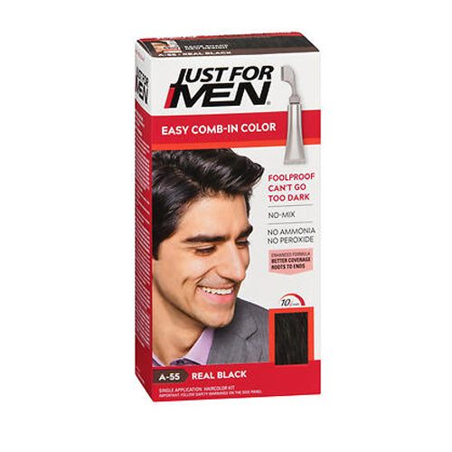 Just For Men, Just For Men Autostop Haircolor, Real Black 1 each